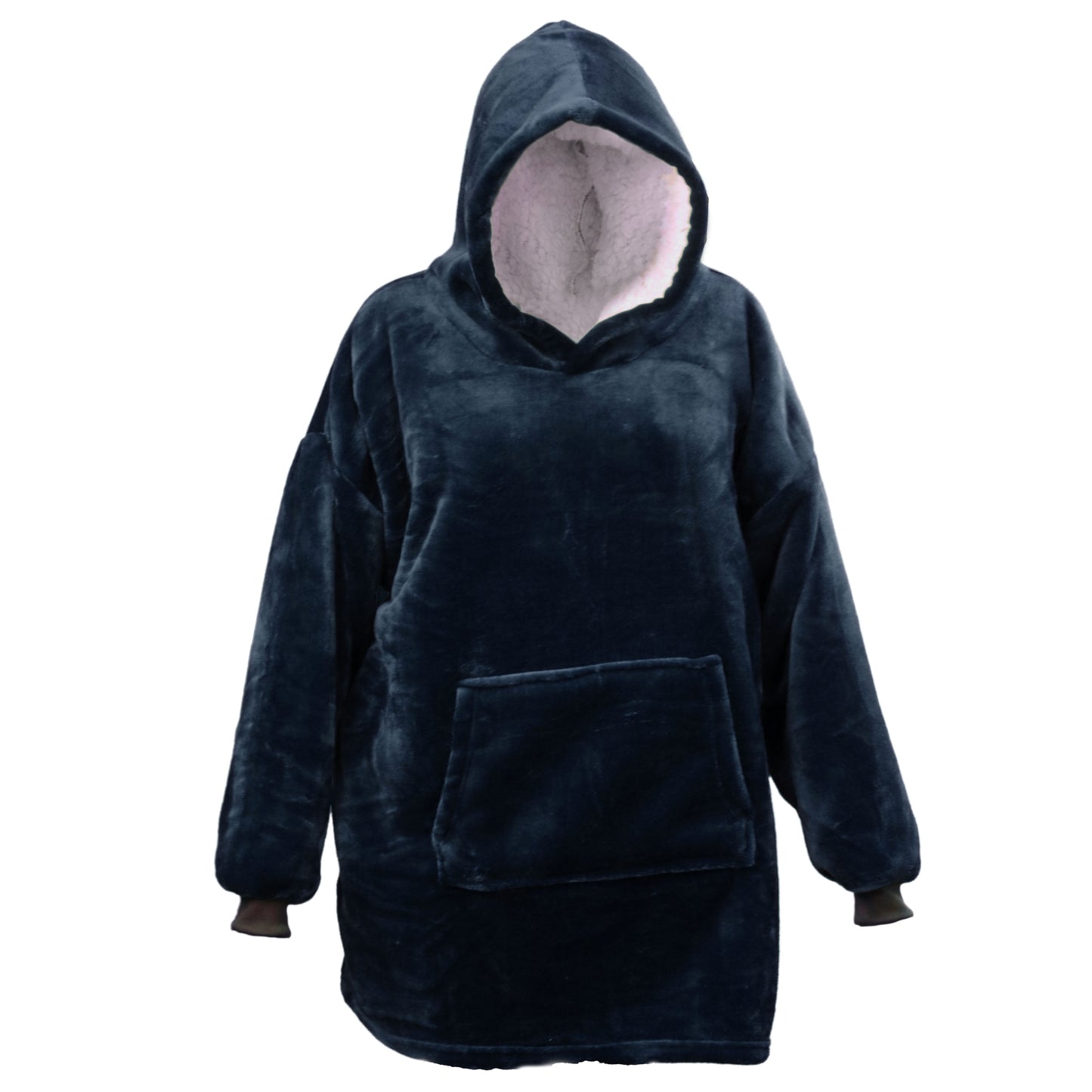 Unique Living OVERSIZED HOODIE - Hoodie - 70x50x87 cm - Heerlijk warm - Effen kleur - Teddy binnenkant - Meerbach Home Deco
