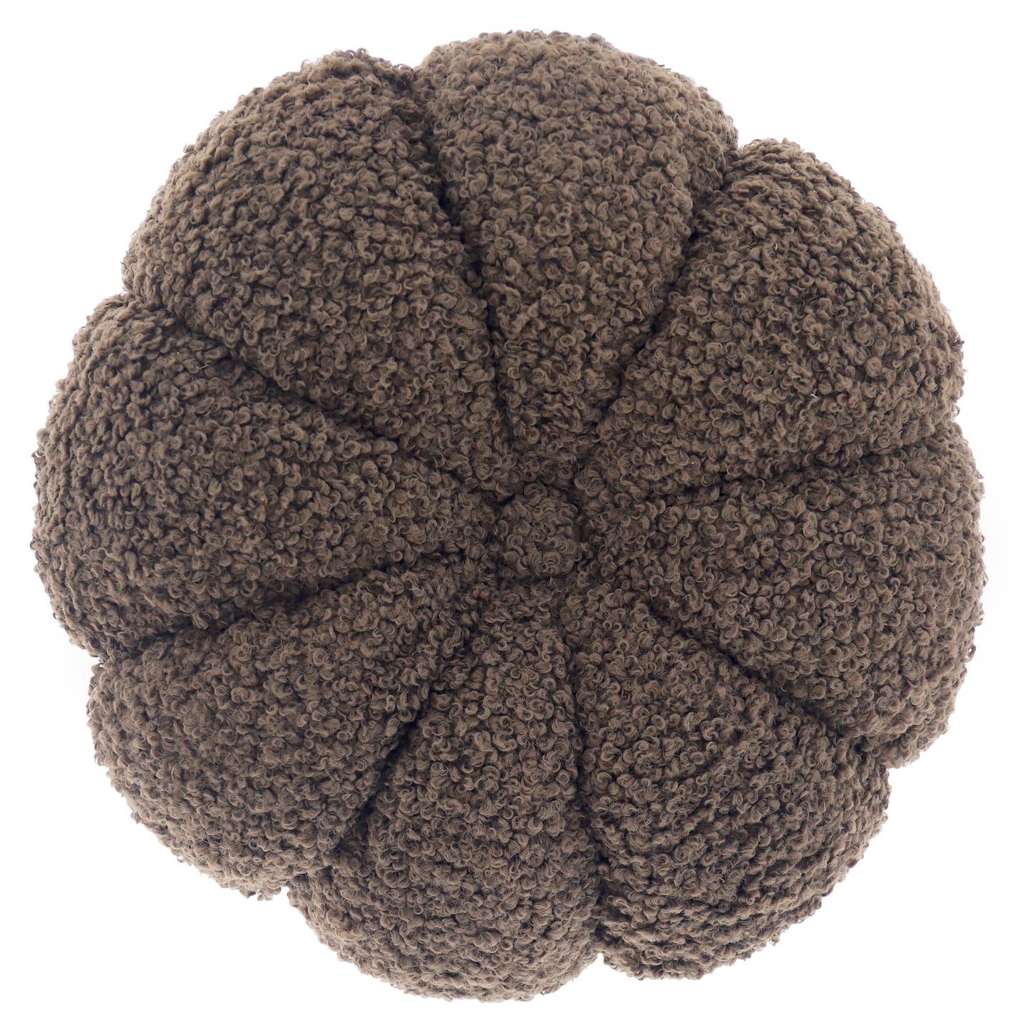 Chico sierkussen - 40cm rond - Bouclé - Meerbach Home Deco