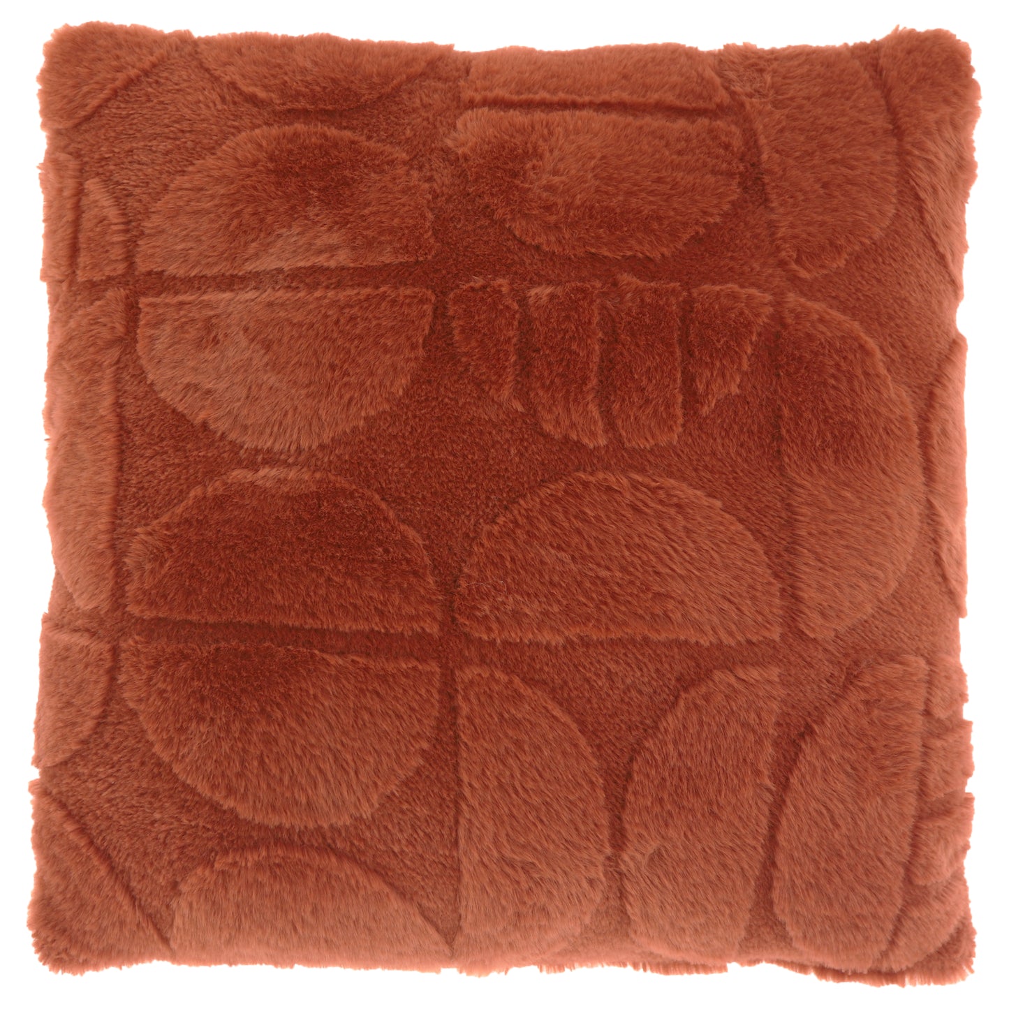 MILAN - Sierkussen - 45x45 cm - Abstract patroon - Korte fake-fur - Meerbach Home Deco
