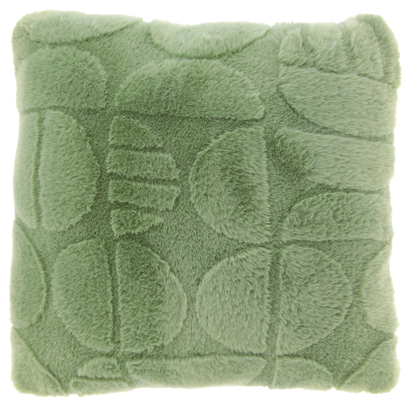 MILAN - Sierkussen - 45x45 cm - Abstract patroon - Korte fake-fur - Meerbach Home Deco