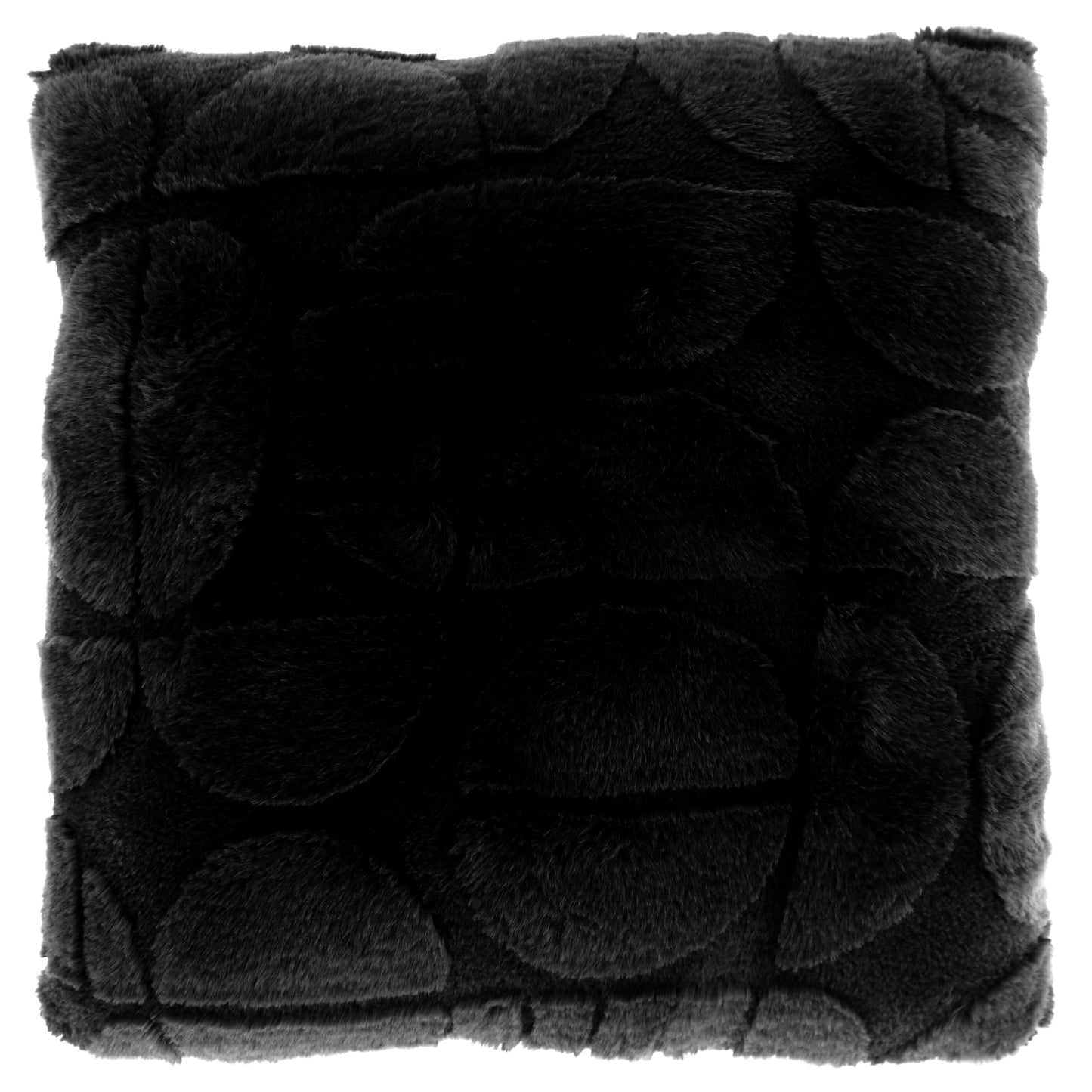 MILAN - Sierkussen - 45x45 cm - Abstract patroon - Korte fake-fur - Meerbach Home Deco