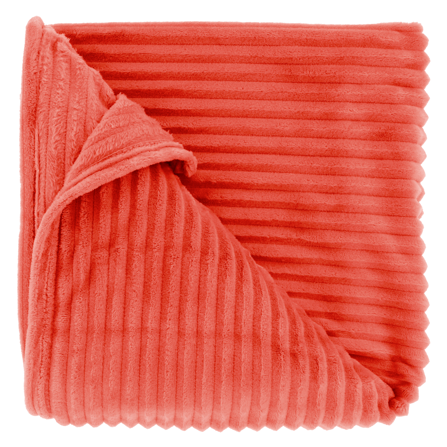 DEZ - Plaid - 150x200 cm - Rippenmotiv - Wunderbar weich