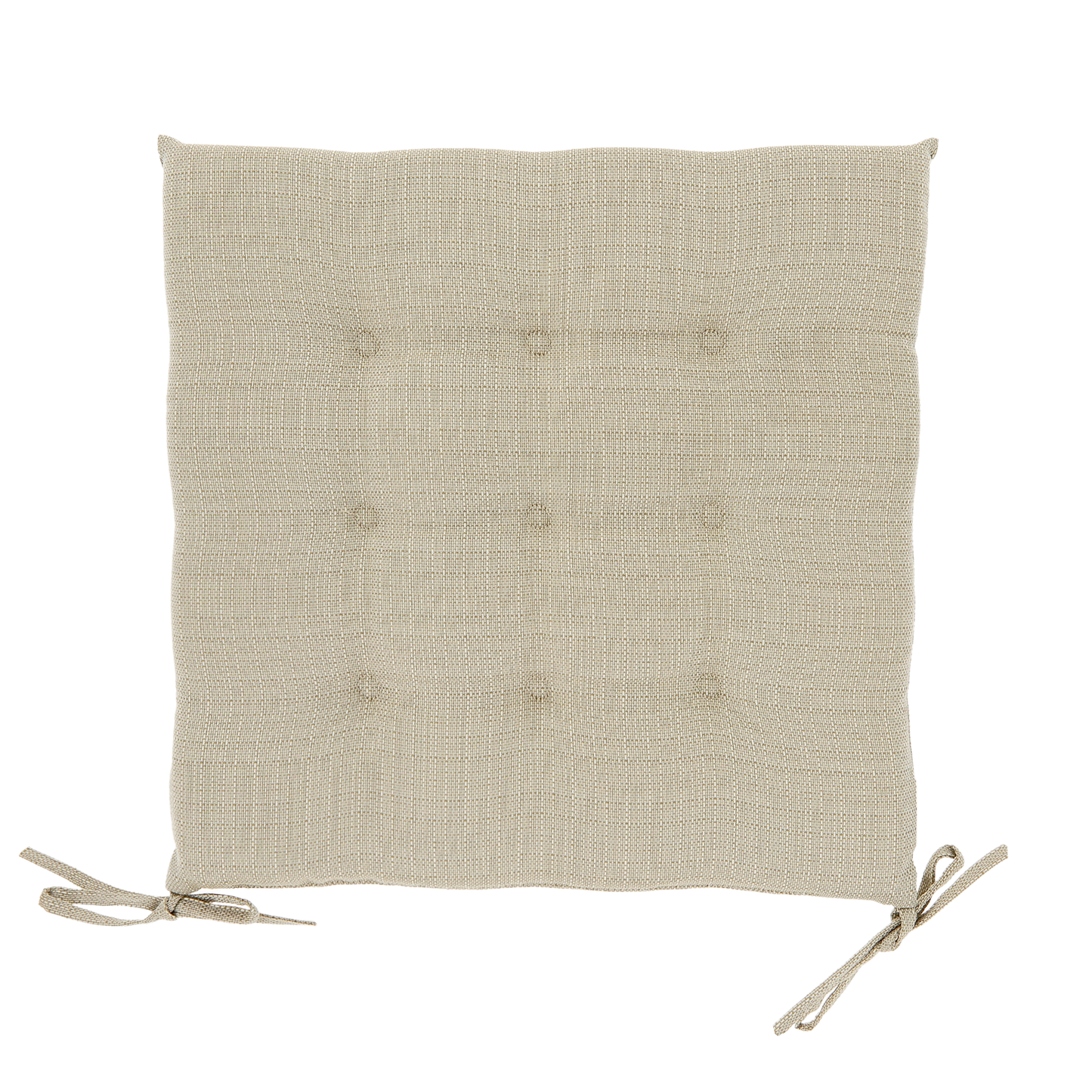 BLISS OUTDOOR - Chairpad - 40x40x3 cm - Water-repellent - Linen look