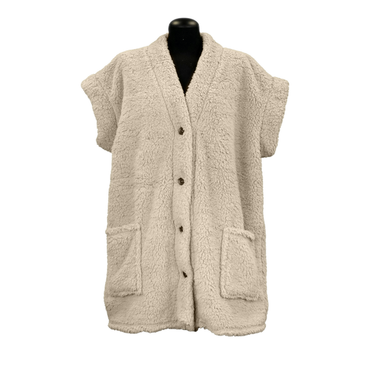 MAE - Bodywarmer - 78x87 cm - Teddy - Wonderfully warm - Without sleeves - Gift tip
