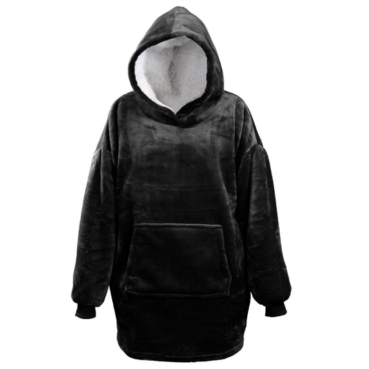 Unique Living OVERSIZED HOODIE - Hoodie - 70x50x87 cm - Heerlijk warm - Effen kleur - Teddy binnenkant - Meerbach Home Deco