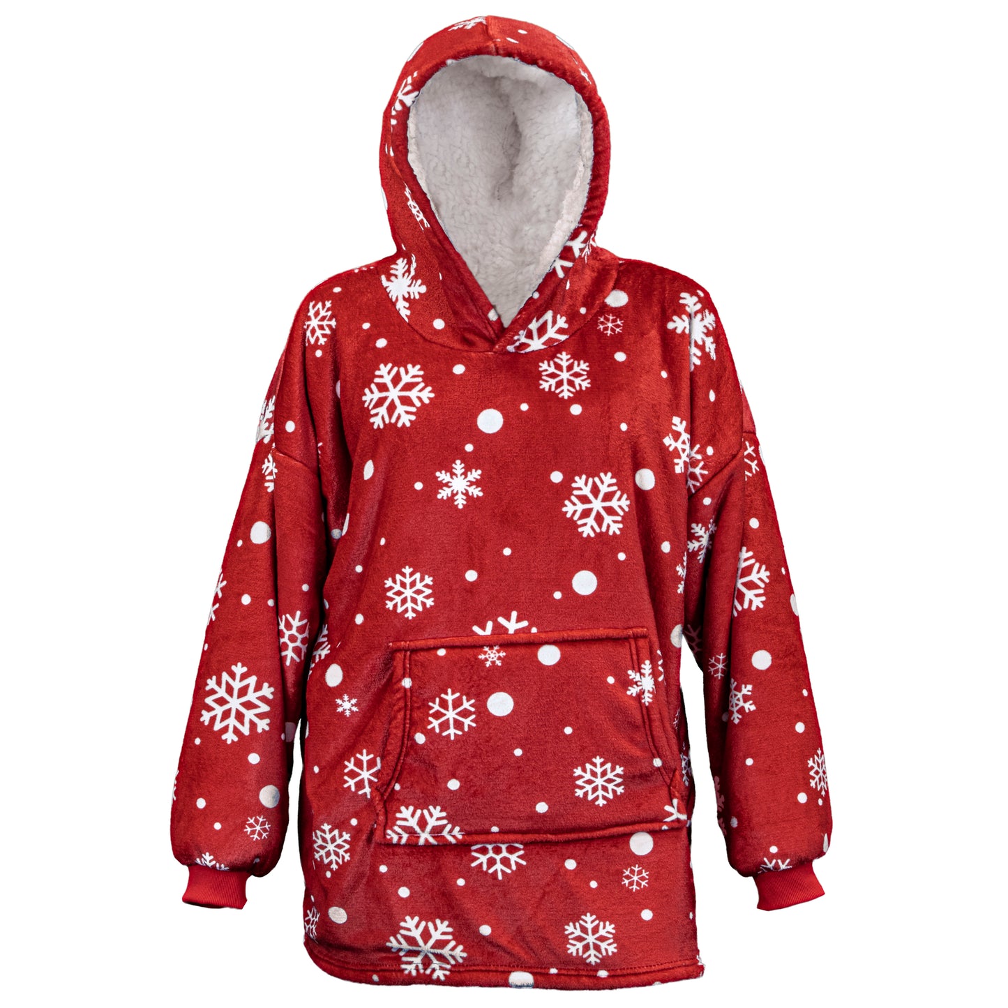 XMAS HOODIE - Hoodie - 70x50x87 cm - Kerst - Teddy binnenkant - Heerlijk warm - Meerbach Home Deco