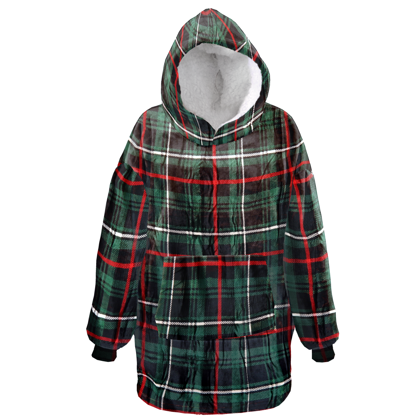 XMAS HOODIE - Hoodie - 70x50x87 cm - Kerst - Teddy binnenkant - Heerlijk warm - Meerbach Home Deco