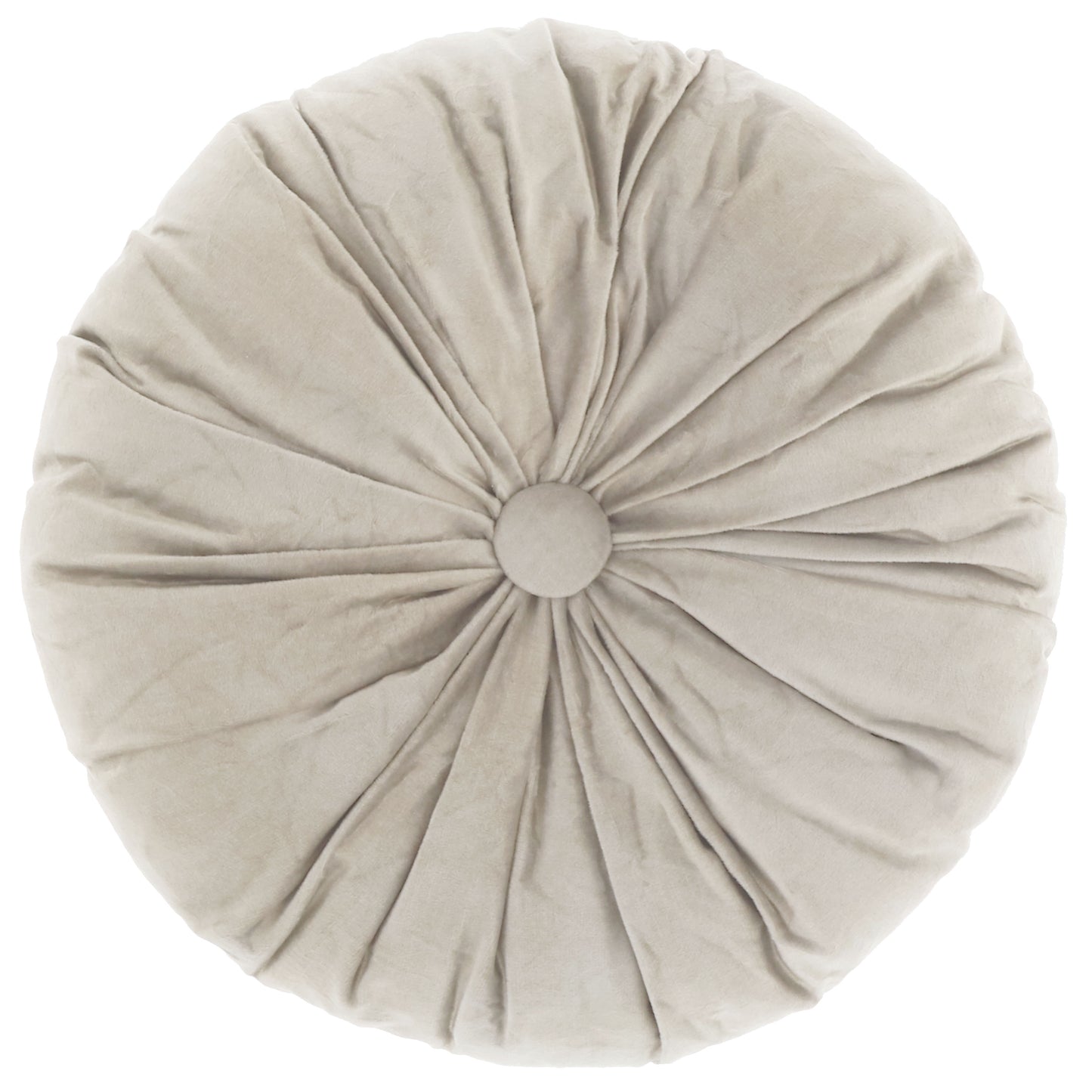 BASICS - Sierkussen - 40 cm rond - Effen kleur - Luxe uitstraling - Meerbach Home Deco