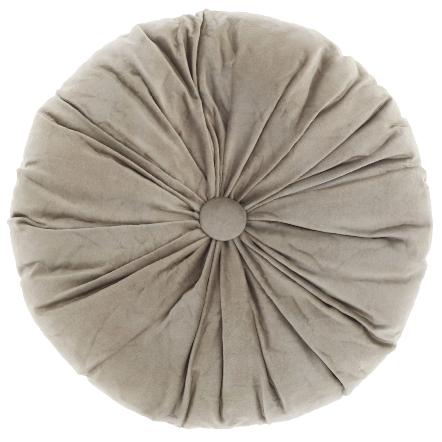 BASICS - Sierkussen - 40 cm rond - Effen kleur - Luxe uitstraling - Meerbach Home Deco