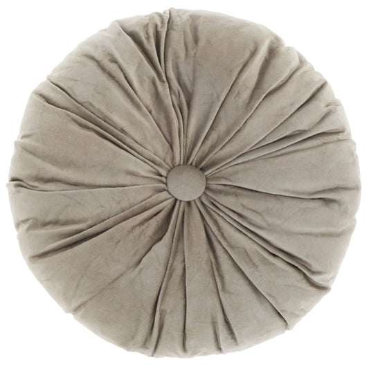 BASICS - Sierkussen - 40 cm rond - Effen kleur - Luxe uitstraling - Meerbach Home Deco