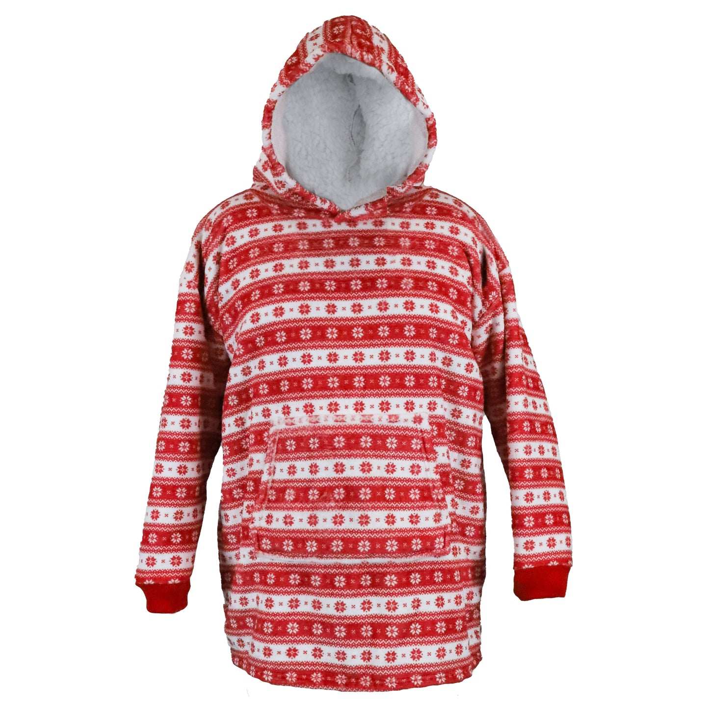 XMAS HOODIE - Hoodie - 70x50x87 cm - Kerst - Teddy binnenkant - Heerlijk warm - Meerbach Home Deco