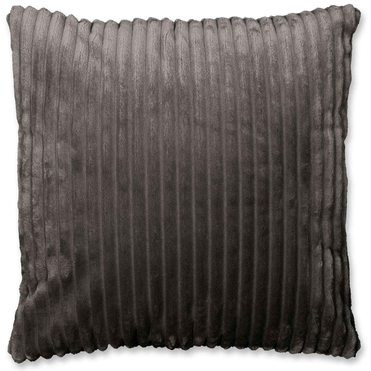 DEZ - Sierkussen - 45x45 cm - Effen - Ribmotief - Meerbach Home Deco