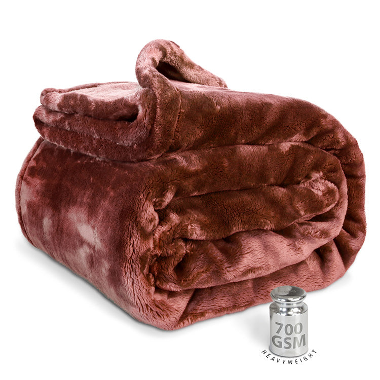 Plaid Silke marsala productafbeelding