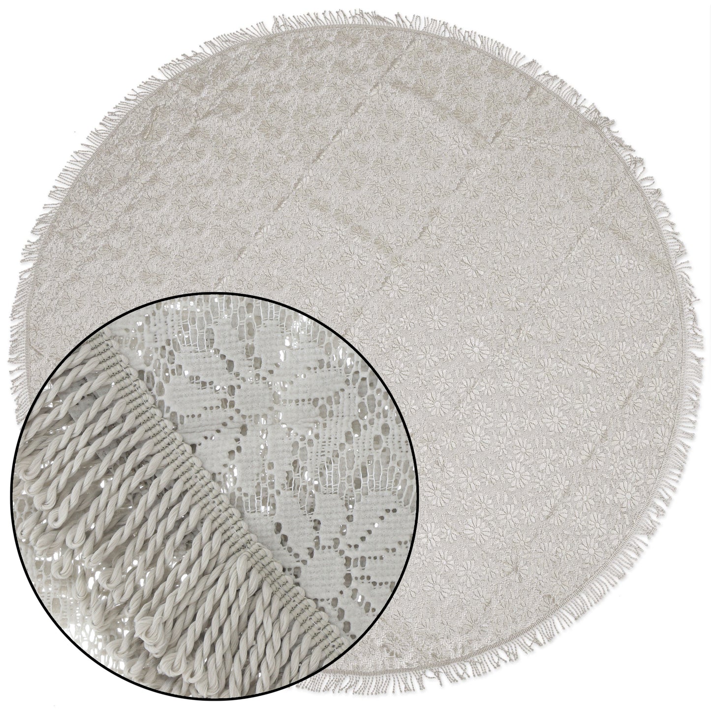 Unique Outdoor - Tafelkleed - 160 cm rond - Voor buiten - Foam