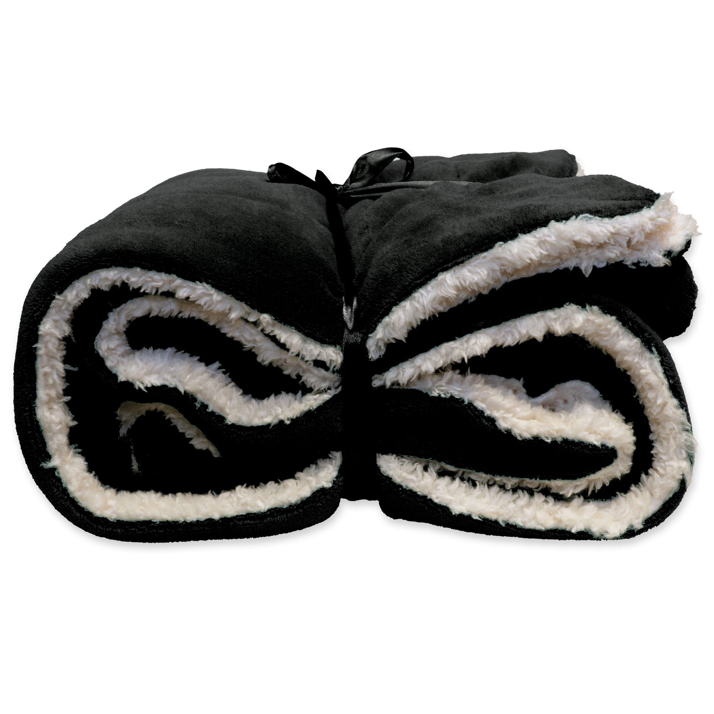 Plaid Lars Unique Living - 150x200 cm - Heerlijk warm - Effen kleur - Teddy binnenkant - Fleece - Meerbach Home Deco