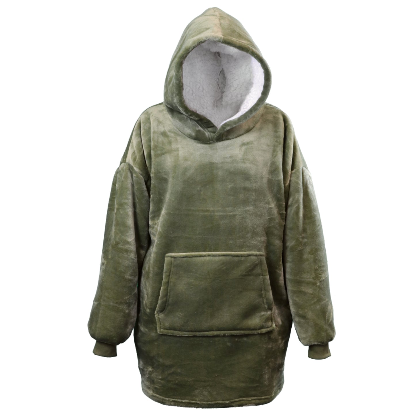 Unique Living OVERSIZED HOODIE LILLY - 70x50x87 cm - Heerlijk warm - Effen kleur - Teddy binnenkant - Meerbach Home Deco