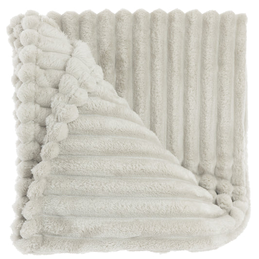 LEX - Plaid - 150x200 cm - Ribpatroon - Heerlijk warm - Meerbach Home Deco