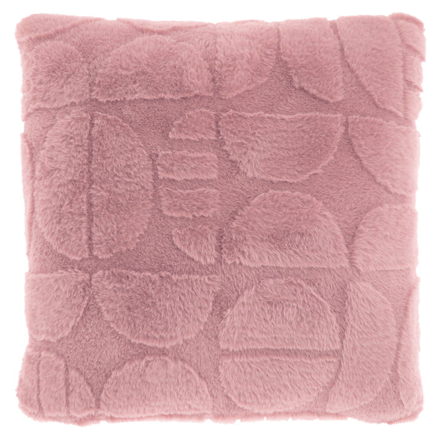 MILAN - Sierkussen - 45x45 cm - Abstract patroon - Korte fake-fur - Meerbach Home Deco