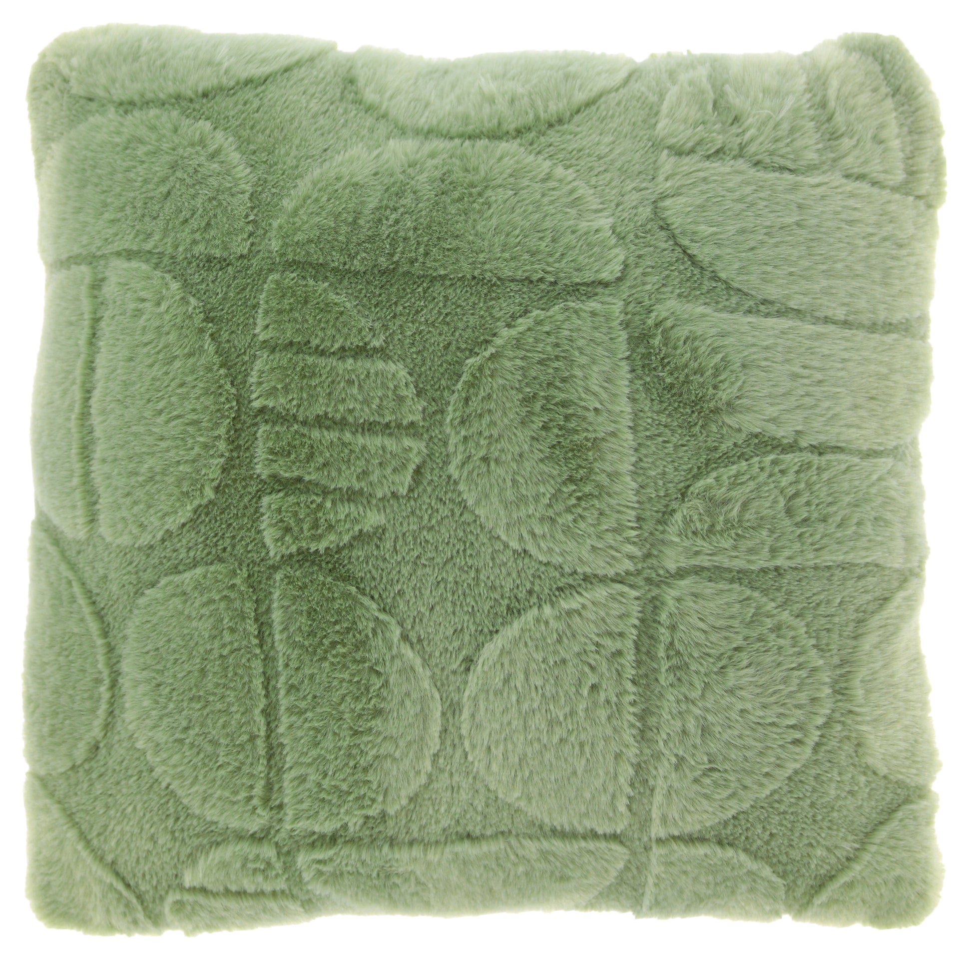 MILAN - Sierkussen - 45x45 cm - Abstract patroon - Korte fake-fur - Meerbach Home Deco