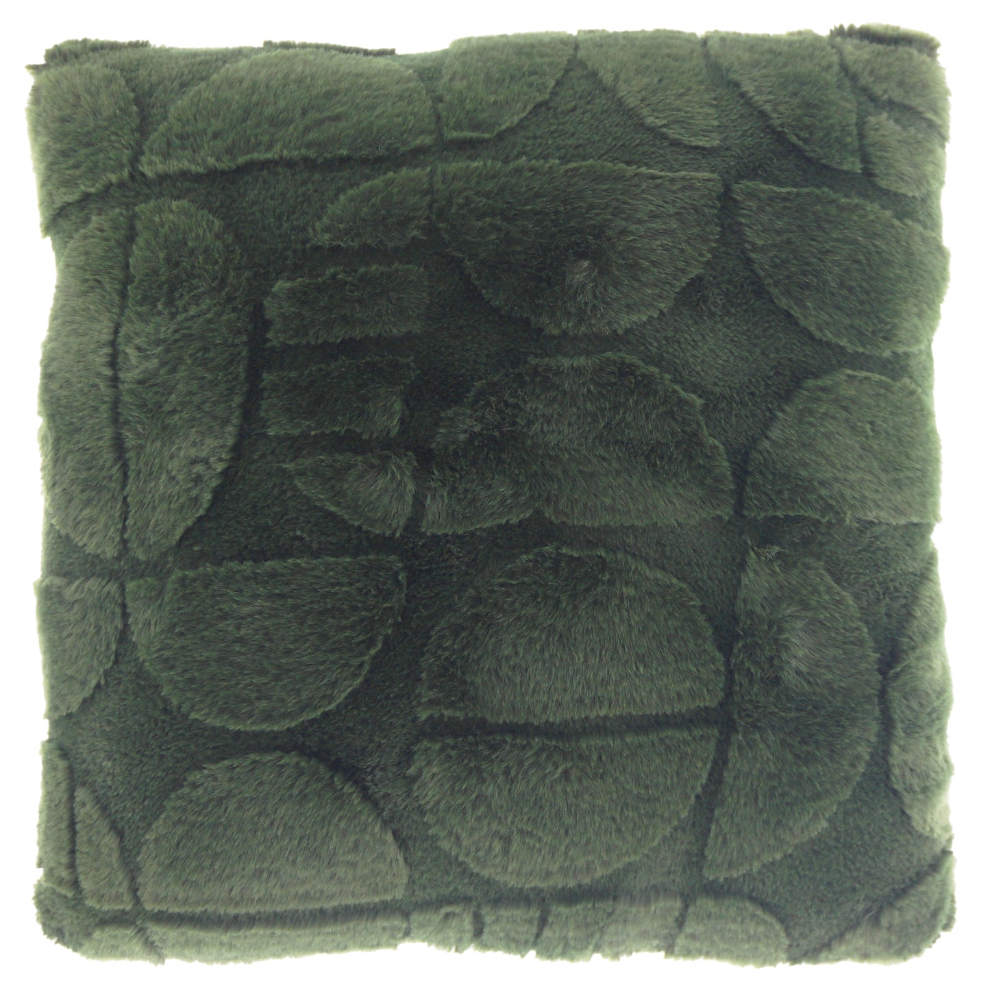 MILAN - Sierkussen - 45x45 cm - Abstract patroon - Korte fake-fur - Meerbach Home Deco