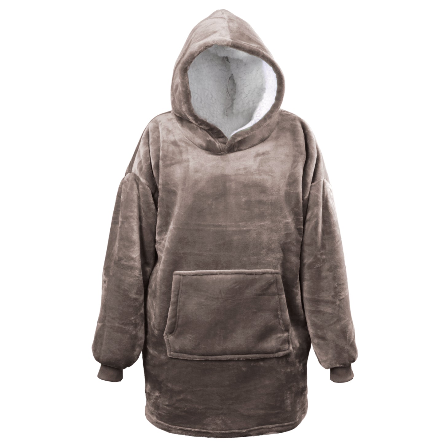 Unique Living OVERSIZED HOODIE LILLY - 70x50x87 cm - Heerlijk warm - Effen kleur - Teddy binnenkant - Meerbach Home Deco