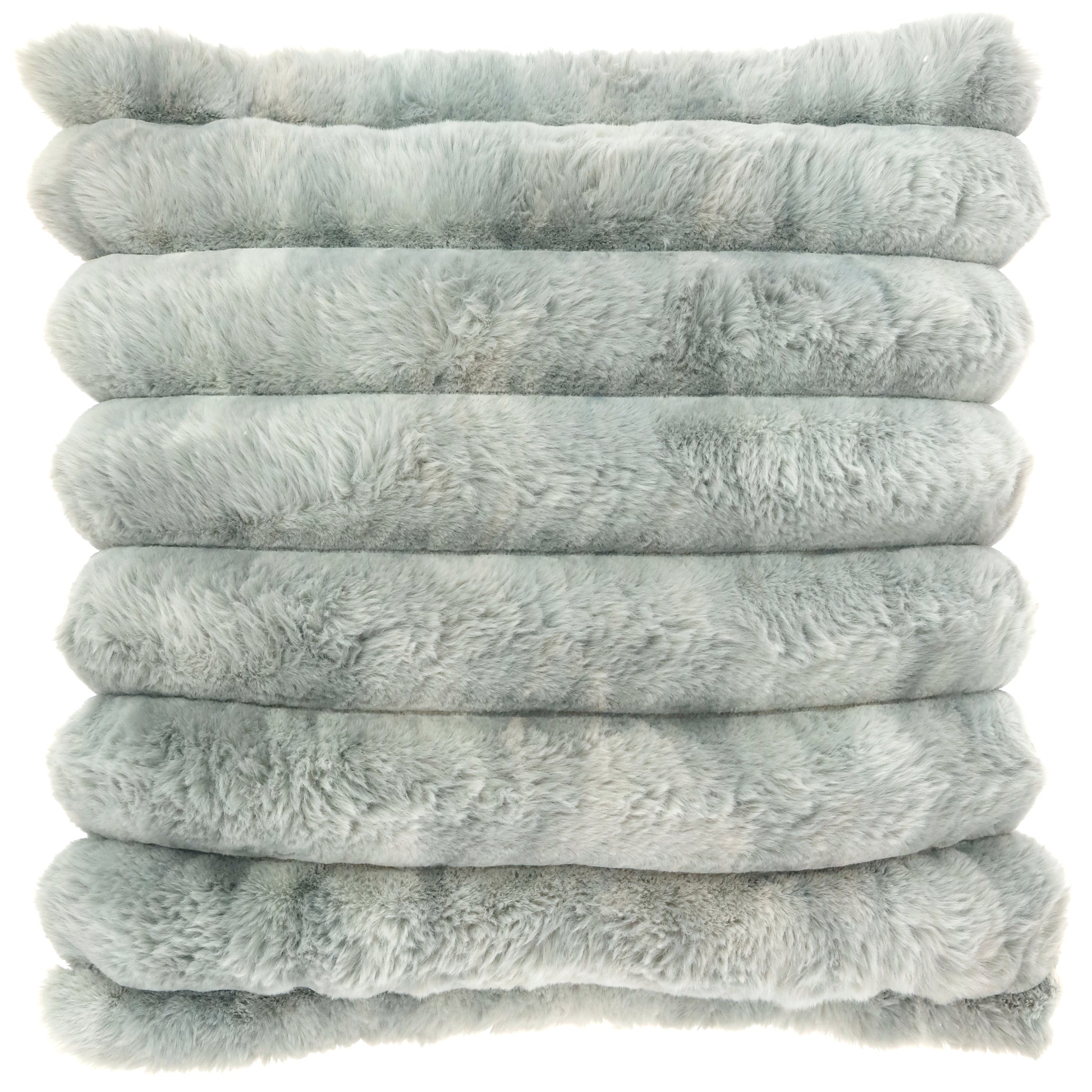 KYLIAN - Kussen - 45x45 cm - Dikke rib - Fake-fur - Super zacht - Meerbach Home Deco